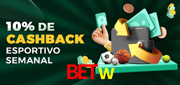 10% de bônus de cashback na Betw